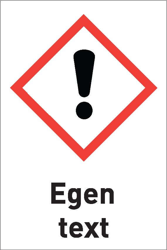 Varningsskylt Egen text - 10467-1