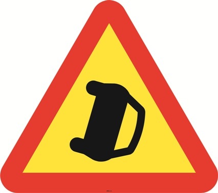 A41 Varning för olycka - A41