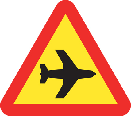 A23-2 Varning för lågtflygande flyg från vänster - A23-2
