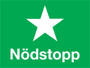 Nödskylt Nödstopp 300x200mm - 10561