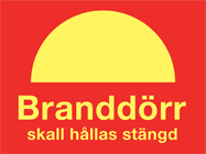 Efterlysande Branddörr ska hållas stängd 200x150mm - 10607