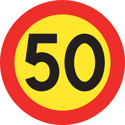 C31-5 Hastighetsbegränsning 50 km/h - C31-5