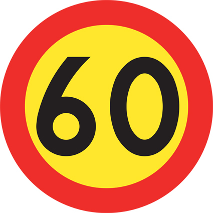 C31-6 Hastighetsbegränsning 60 km/h - C31-6