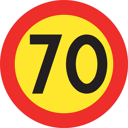 C31-7 Hastighetsbegränsning 70 km/h - C31-7