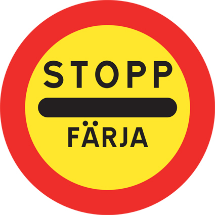 C34-3 Stopp för färja - C34-3
