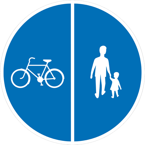 D7-2 Påbjudna gång- och cykelbanor - D7-2