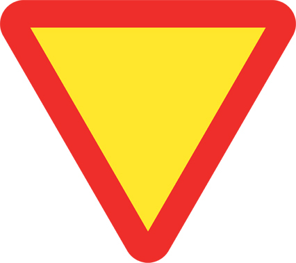 B1 Väjningsplikt - B1