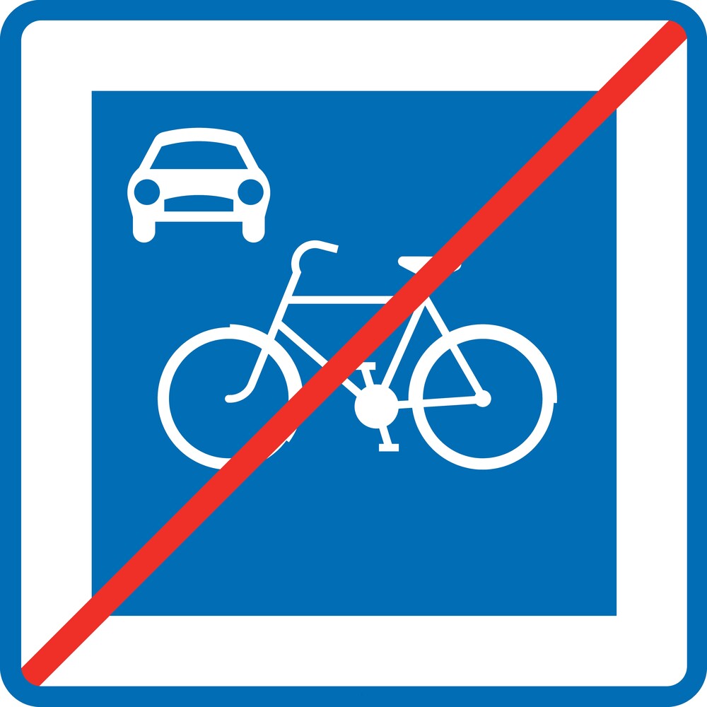 E34 Cykelgata upphör - E34