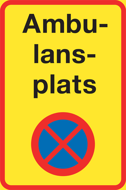 C40-4 Ambulansplats - Ändamålsplats - C40-4