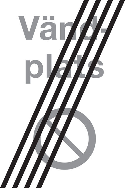 C43-1 Slut på vändplats  - C43-1