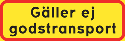 Gäller ej godstransport - TC-60