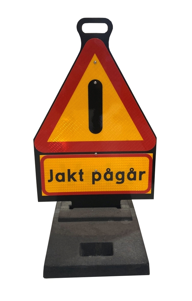 Skylt Jakt pågår inkl.fot - 11169-3-WEB-K