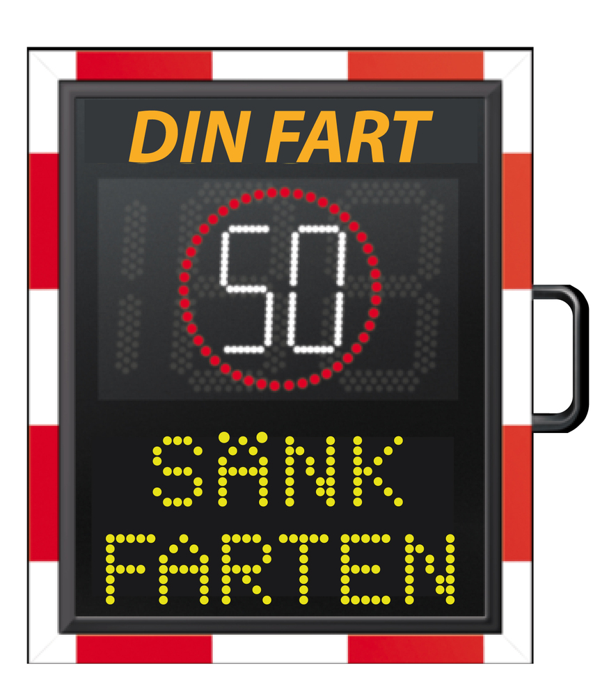 Din fart Hastighetsdisplay LUX P2 - VIA10