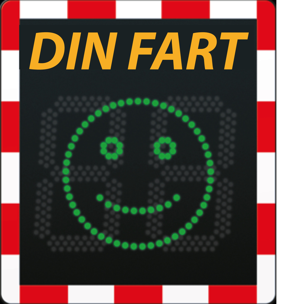 Din fart Viasis Lite med trafikräkning & solcell  - VIA LITE SUN