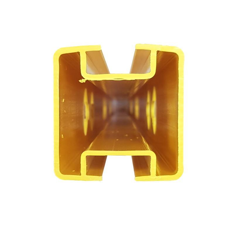 Fyrkantsrör 60x60mm Plast 2,5 m - L00960