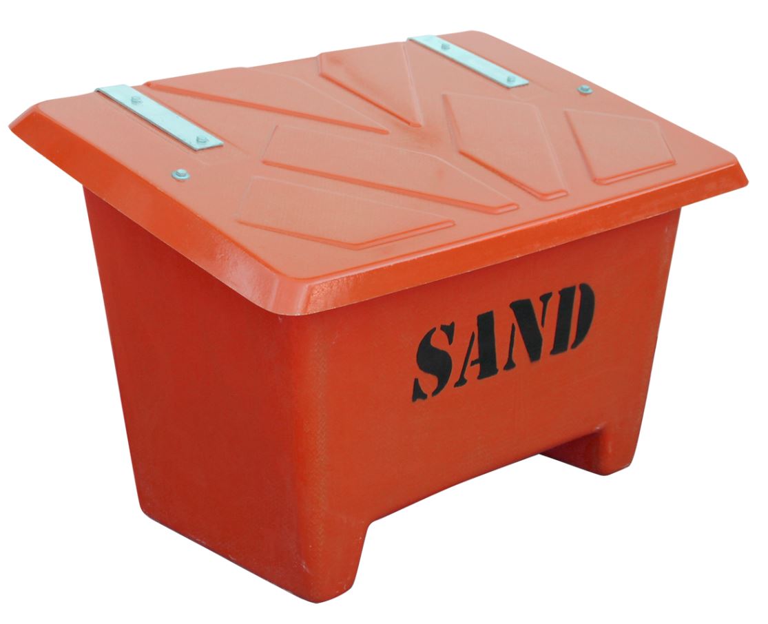 Sandlåda 250L Orange 1010 × 630 × 670 mm