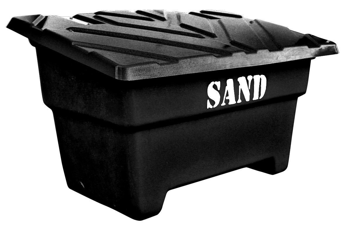 Sandlåda 550L Svart 1440 × 920 × 870 mm