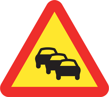 A34 Varning för kö - A34