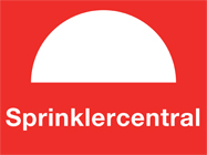 Brandskylt Sprinklercentral 200x150mm - 10646