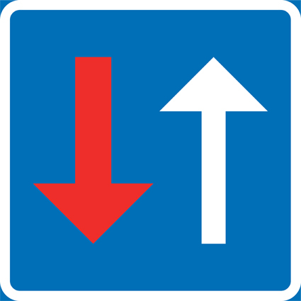 B7 Mötande trafik har väjningsplikt - B7