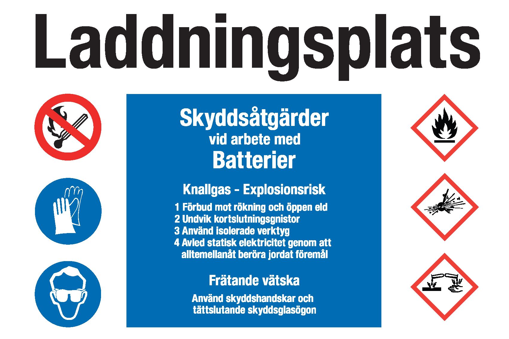 Skylt Laddningsplats Truck - H11304