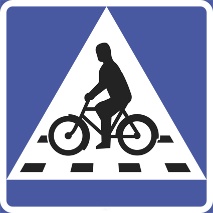 B8 Cykelöverfart - B8