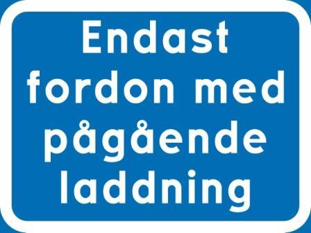 T25 Endast fordon med pågående laddning - T25