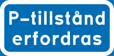 T71 P-tillstånd erfordras - TP71