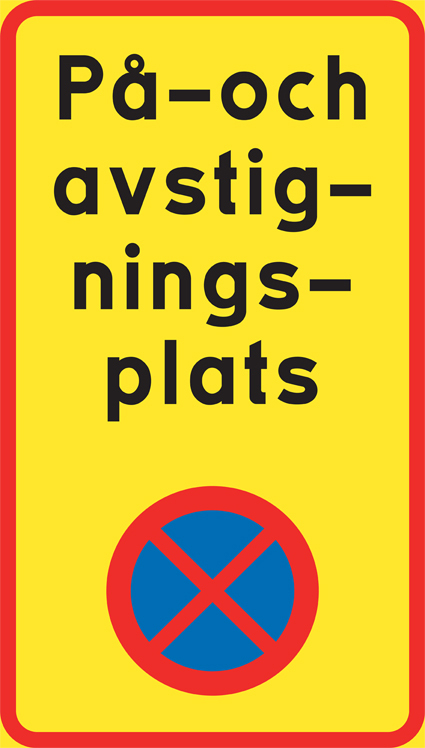 C40-6 På- och avstigningsplats - Ändamålsplats - C40-6