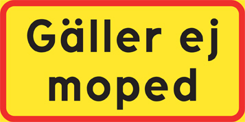 Gäller ej moped - TC-55