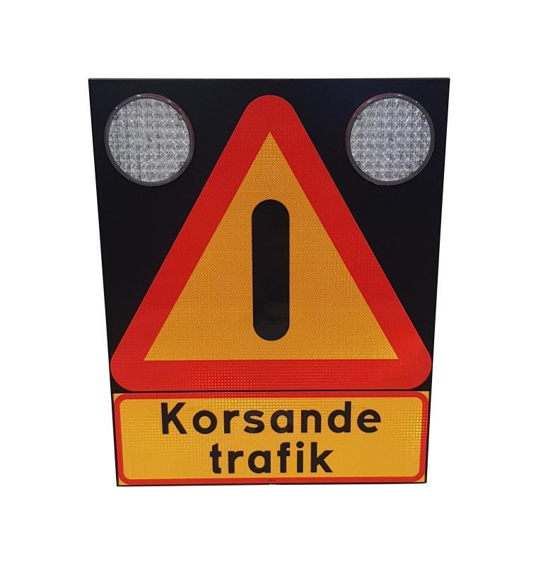 A varningsmärke till Ledbox Bredd 600 mm  - H11954